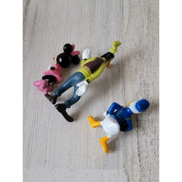 Goofy Minnie Mouse Donald Duck set toy figure - Picture 6 of 8